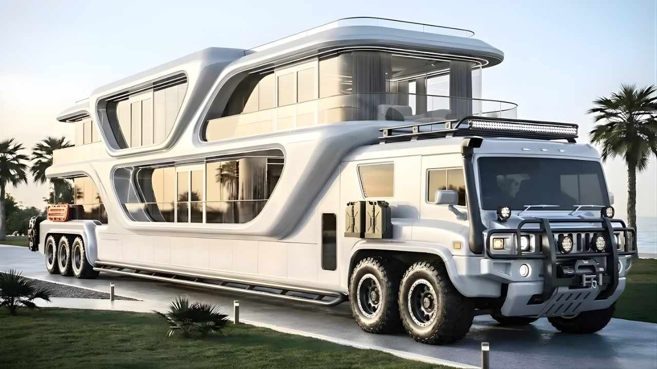 2026 Hummer Motorhome EV Released Luxury Camper with 480-Mile Range and Off-Grid Power